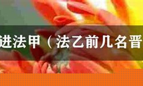 法乙如何晋级法甲-法乙怎么样